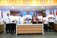 Konferensi Pers Polda Jatim Ungkap Kasus Mafia Tanah (foto: ist)