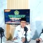 H. Syaikhul Hadi, Kakankemenag bersama H. Imron Muhadi, Kasi PHU, Dalam Pod Cast Kemenag Kabupaten Pasuruan 