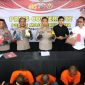 Kapolres Mojokerto Kota AKBP Daniel S. Marunduri S.I.K., M.H. dalam Konferensi Pers, (foto: ist)