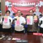 Konferensi Pers Polres Pasuruan, Ungkap Jaringan Pengedar Narkoba ( foto: ist)