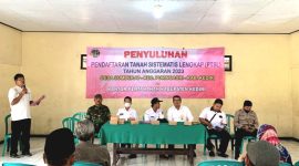 Penyuluhan Program PTSL di Desa Sumberjo, Purwoasri, Oleh BPN Kabupaten Kediri (Dok.Harianjatim.id)