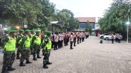 Plolres Pasuruan Gelar Apel pengamanan Pengajian Gus Idham di Gempol 