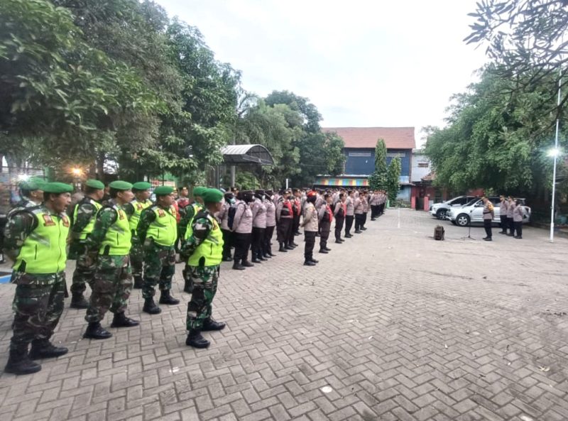 Plolres Pasuruan Gelar Apel pengamanan Pengajian Gus Idham di Gempol 