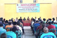 Penyuluhan Program PTSL, Oleh BPN Kabupaten Kediri, disambut antusias warga Desa Ngablak (foto: ist)