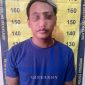 Tersangka NA (27 thn) saat di amankan Satresnarkoba Polres Pasuruan (foto: ist)