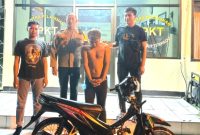 Jajaran Polsek Purwodadi, Saat Amankan Pelaku Ranmor (foto: ist)