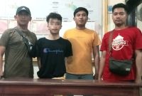 Tersangka DPO PS (20 thn), saat diamankan di Mapolsek Purwodadi (foto: ist)