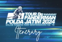Tour de Panderman Piala Kapolda Jatim 2024, dalam rangka Hari Bhayangkara ke-78 (foto: ist)