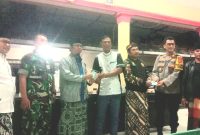 Pemdes Oro-oro Ombo Wetan, dalam giat Wasbang bersama masyarakat, linmas dan banser (dok.Harianjatim.id)