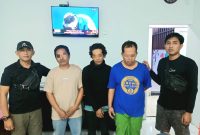 Tiga Pelaku Curanmor saat diamankan oleh Unit Reskrim Polsek Purwodadi (foto: ist)