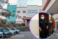 Suasana RS. Prima Husada dan Oknum Satpam, Berlokasi di Desa Sukorejo, Kecamatan Sukorejo, Kabupaten Pasuruan (dok. Harianjatim.id)