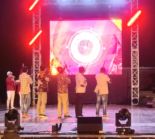 Komisioner KPU Kabupaten Pasuruan, bersama Forkopimda serta Ketua DPRD Kabupaten Pasuruan, Lounching Pemilihan Bupati dan Wakil Bupati Kabupaten Pasuruan Tahun 2024. (Dok. Harianjatim.id)