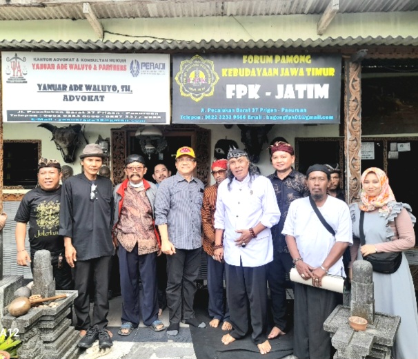 Bacabup F-PKB, Ramdhanu Dwiyantoro,  Hadir di Padepokan Ki Bagong bersama para Pegiat seni dan budaya Kabupaten Pasuruan (Dok. Harianjatim.id)