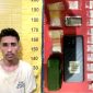 Tersangka RA (25 thn), warga Dusun Tuban, Desa Gendro, Kecamatan Tutur, saat diamankan di Mapolres Pasuruan, (foto: ist)