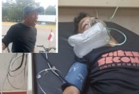 Korban Pengeroyokan yang Terkapar di Rumah Sakit dan terduga pelaku Pengeroyokan (Dok.Harianjatim.id)