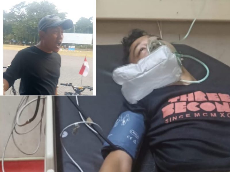Korban Pengeroyokan yang Terkapar di Rumah Sakit dan terduga pelaku Pengeroyokan (Dok.Harianjatim.id)