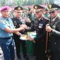 Kapolres Pasuruan, AKBP Teddy Chandra, Saat Mendapatkan Ucapan Selamat dari Petinggi TNI- AD dan TNI- AL (foto: ist)