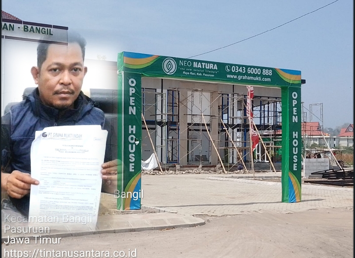 Lokasi Pembangunan Perumahan Neo Natura, yang saat masih Berpolemik dengan Pemborong Pekerjaan (Dok. Harianjatim.id)