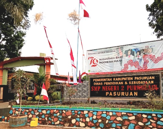 Di Sekolah inilah, aksi pengeroyokan terjadi, yang menimpa AP, dilakukan oleh kakak kelasnya sendiri (foto: ist)