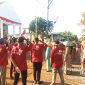 Suasana saat Upacara Bendera, di halaman Balai Dusun Masangan, dalam Peringatan HUT RI Ke- 79  ( Dok Harianjatim.id)