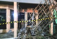 Kondisi rumah warga Desa Oro-oro Ombo Kulon, yang diterpa angin kencang  (Dok. Harianjatim.id)