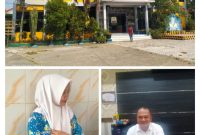 Suasana SMPN 1 Kembangbahu, Siswi Pemberani Brilliana dan Kadispendik Lamongan Munif Syarif MM  (dok. Harianjatim.id)