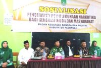 Bakesbangpol Kabupaten Pasuruan Gelar Sosialisasi Pencegahan Penyalahgunaan Narkotika dan Judi Online (foto: ist)