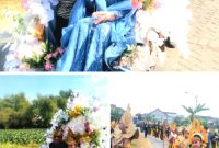 Perform Peserta Festival Budaya dan Karnaval Desa Sekarputih, Kecamatan Balongpanggang, Gresik. (Dok Harianjatim.id)