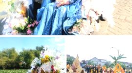 Perform Peserta Festival Budaya dan Karnaval Desa Sekarputih, Kecamatan Balongpanggang, Gresik. (Dok Harianjatim.id)