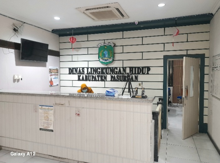 Suasana Ruangan Lobby, DLH Kabupaten Pasuruan (Dok.Harianjatim.id)