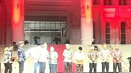 Malam Puncak, seluruh rangkaian acara dalam menyambut Hari Jadi Kabupaten Pasuruan ke-1095,  bertabur  Penghargaan (Dok. Harianjatim.id)