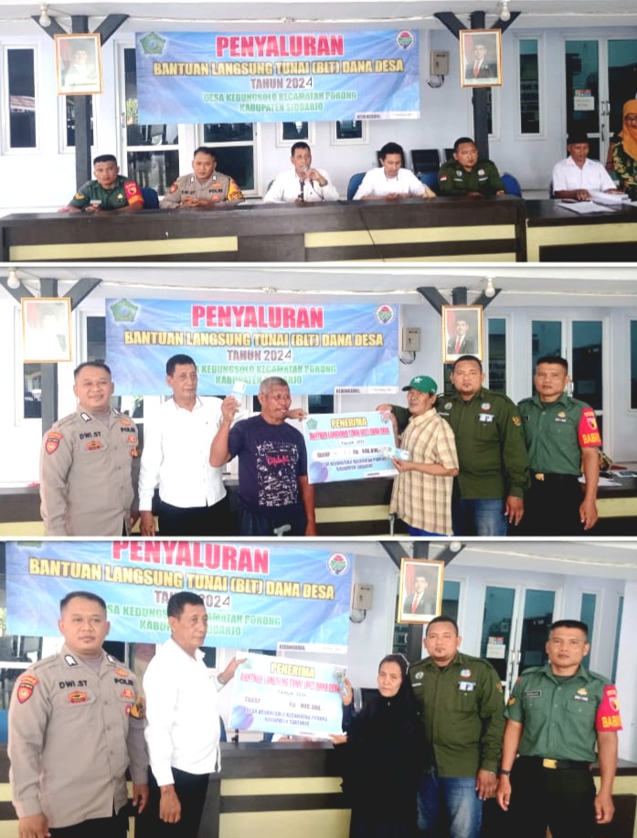 Warga sangat senang saat BLT-DD Tahap IV Desa Kedungsolo Cair dan dibagi Ke Masyarakat  (Dok.Harianjatim.id)