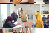 Suasana penyaluran BLT-DD Tahap IV Desa Kepadangan, Tulangan, Sidoarjo. (Dok.Harianjatim.id)