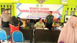 Pembagian BLT-DD Tahap IV Tahun Anggaran 2024, Desa Lajuk, Kecamatan Porong, Kabupaten Sidoarjo, sebanyak 88 KPM  (Dok. Harianjatim.id)