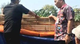 Kepala Dinas Pekerjaan Umum dan Penataan Ruang ( PUPR ) Perakim Kota Mojokerto, Muraji, ST, M.Si. Pj. Walikota Mojokerto, saat Cek 
