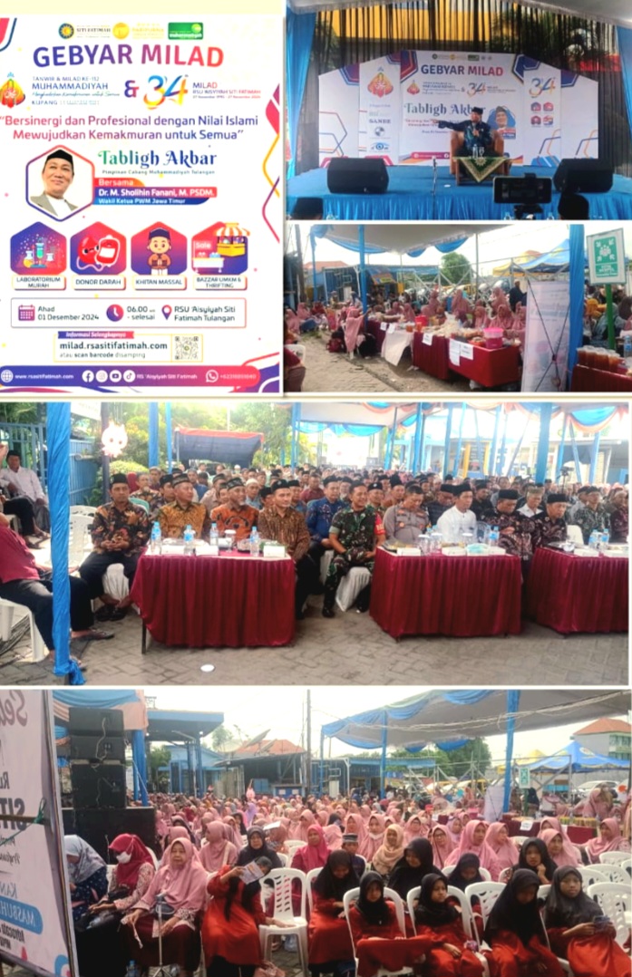 Rangkaian kegiatan dalam Gebyar Milad dan Tanwir ke-112 Muhammadiyah dan Milad ke-34 RSU. Aisyiyah Siti Fatimah  (foto: ist)
