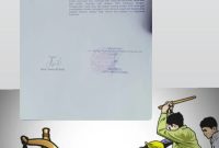 Foto ilustrasi Dalam Kasus pengeroyokan Serta lampiran surat Laporan dari Polres Pasuruan 