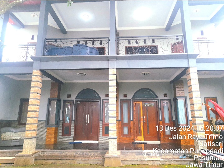 Di rumah inilah Al (20 tahun), lakukan aksi cabulnya terhadap Mawar dan Bunga, di Dusun Trimo, Desa Jatisari, Purwodadi  (Dok.Harianjatim.id)