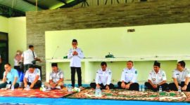Wakil Bupati Pasuruan, Shobih Asrori dalam peringatan Hari Peduli Sampah Nasional, di TPA Wonokerto Rembang (Dok. Harianjatim.id)