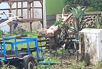 Traktor bantuan dari Dinas Pertanian dan Ketahanan Pangan Kabupaten Pasuruan (Dok. Harianjatim.id)