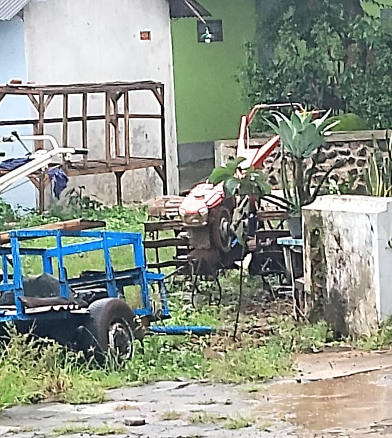 Traktor bantuan dari Dinas Pertanian dan Ketahanan Pangan Kabupaten Pasuruan (Dok. Harianjatim.id)