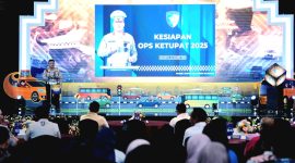 Kakorlantas Polri Irjen Agus Suryo Nugroho memaparkan timeline arus mudik 2025.  (Foro: ist)