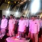 DPC Gerindra Kabupaten Pasuruan Saat Gelar Halal Bihalal dan Konsolidasi Room Meeting Rest Area Bundaran Gempol (Dok. Harianjatim.id)