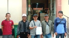 DPP LSM AGTIB,  Samsul Arifin, resmi laporkan oknum LPKSM SAKERA ke Polres Pasuruan, terkait ujaran kebencian (foto :ist)
