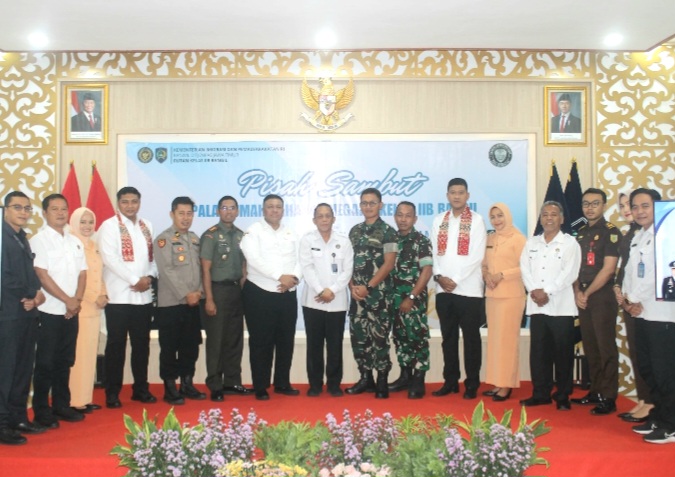 Acara Pisah Sambut Ka Rutan yang dilaksanakan di Aula Utama Rutan Bangil (Dok.Harianjatim.id)