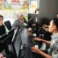 Suasana saat Cuti Bersama  Rutan Kelas II B Bangil, tetap antusias berikan Pelayanan Kunjungan  (foto :ist)