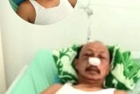 Korban Penganiayaan Ansori (58 tahun) warga Ngantungan Pasrepan yang mengalami luka-luka sangat serius (Dok. Harianjatim.id)