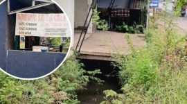 Maraknya Bangunan Liar di sepanjang saluran tersier di wilayah Winongan, yang diduga melanggar aturan ( Dok. Harianjatim.id)
