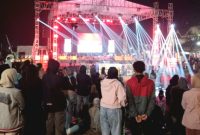 Pergelaran Campursari Guyon Waton Cak Percil Cs Menghibur Masyarakat Desa Andonosari dan sekitarnya  (Dok. Harianjatim.id)