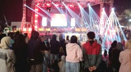 Pergelaran Campursari Guyon Waton Cak Percil Cs Menghibur Masyarakat Desa Andonosari dan sekitarnya  (Dok. Harianjatim.id)